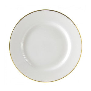 Homerlaughlin China, Ivory with gold rim band Appetizer Plate