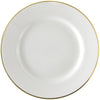 Homerlaughlin China, Ivory with gold rim band Dinner Plate