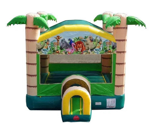 Tropical Paradise Bounce House with Blower