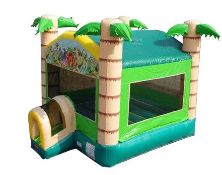 Tropical Paradise Bounce House with Blower