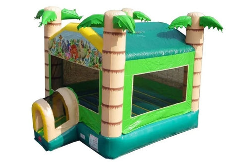 Tropical Paradise Bounce House with Blower