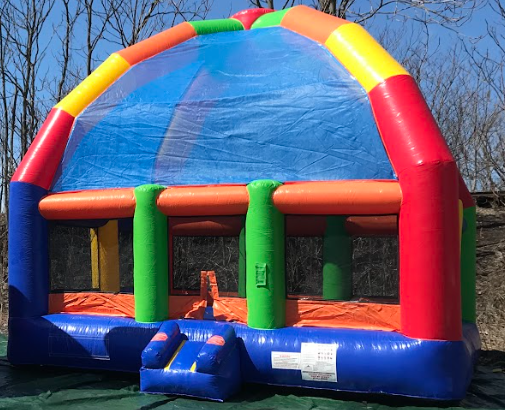 22' x 22' Big Bubba Giant Rainbow Bounce House with Blower